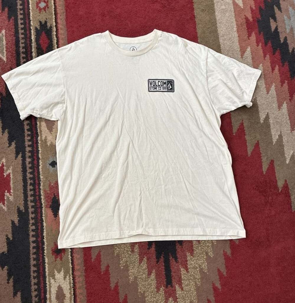 Volcom Stone Co 1991 Graphic Print T-Shirt White XXL